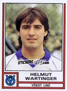 Cromo Helmut Wartinger - Österreichische Fußball-Bundesliga 1982-1983 - Panini