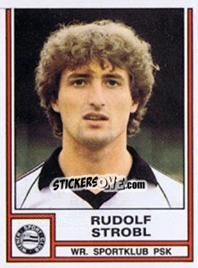 Sticker Rudolf Strobl - Österreichische Fußball-Bundesliga 1982-1983 - Panini