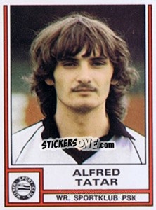 Sticker Alfred Tatar - Österreichische Fußball-Bundesliga 1982-1983 - Panini