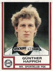 Sticker Günther Happich - Österreichische Fußball-Bundesliga 1982-1983 n. 237 - Panini