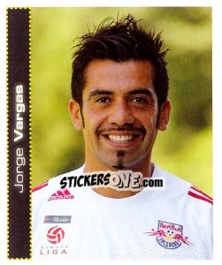 Sticker Jorge Vargas - Österreichische Fußball-Bundesliga 2007-2008 n. 17 - Panini