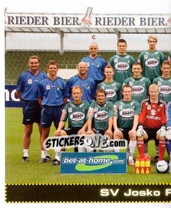 Cromo Mannschaft - Österreichische Fußball-Bundesliga 2007-2008 n. 31 - Panini