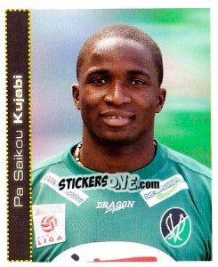 Figurina Pa Saikou Kujabi - Österreichische Fußball-Bundesliga 2007-2008 n. 44 - Panini
