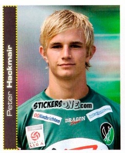 Cromo Peter Hackmair - Österreichische Fußball-Bundesliga 2007-2008 - Panini