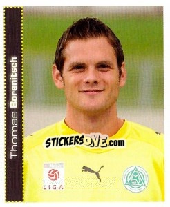 Cromo Thomas Borenitsch - Österreichische Fußball-Bundesliga 2007-2008 - Panini