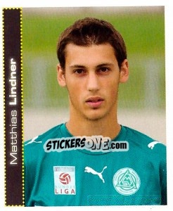 Sticker Matthias Lindner - Österreichische Fußball-Bundesliga 2007-2008 - Panini