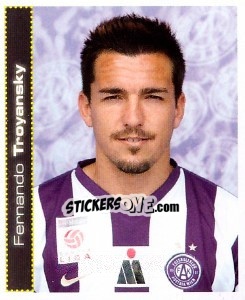 Figurina Fernando Troyansky - Österreichische Fußball-Bundesliga 2007-2008 n. 153 - Panini