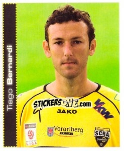 Cromo Tiago Bernardi - Österreichische Fußball-Bundesliga 2007-2008 n. 203 - Panini