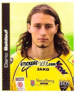 Cromo Dario Baldauf - Österreichische Fußball-Bundesliga 2007-2008 - Panini