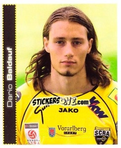 Figurina Dario Baldauf - Österreichische Fußball-Bundesliga 2007-2008 n. 204 - Panini