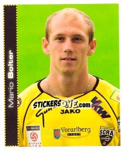 Cromo Mario Bolter - Österreichische Fußball-Bundesliga 2007-2008 - Panini
