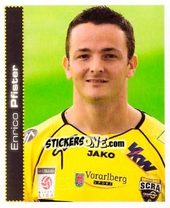 Sticker Enrico Pfister - Österreichische Fußball-Bundesliga 2007-2008 - Panini