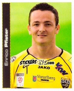 Sticker Enrico Pfister - Österreichische Fußball-Bundesliga 2007-2008 n. 208 - Panini