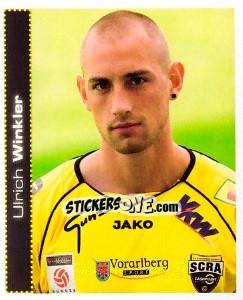 Cromo Ulrich Winkler - Österreichische Fußball-Bundesliga 2007-2008 - Panini
