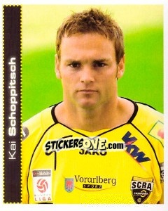 Cromo Kai Schoppitsch - Österreichische Fußball-Bundesliga 2007-2008 - Panini