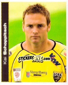 Figurina Kai Schoppitsch - Österreichische Fußball-Bundesliga 2007-2008 n. 214 - Panini