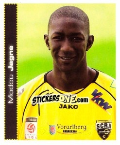 Sticker Modou Jagne - Österreichische Fußball-Bundesliga 2007-2008 - Panini