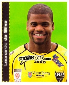 Cromo Leonardo da Silva - Österreichische Fußball-Bundesliga 2007-2008 n. 217 - Panini
