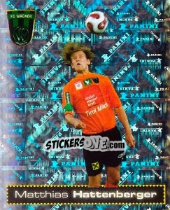 Sticker Matthias Hattenberger - Österreichische Fußball-Bundesliga 2007-2008 - Panini