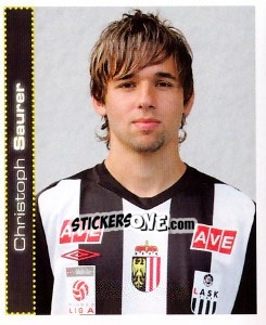 Sticker Christoph Saurer - Österreichische Fußball-Bundesliga 2007-2008 n. 268 - Panini