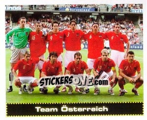 Sticker Team Österreich - Österreichische Fußball-Bundesliga 2007-2008 n. 273 - Panini