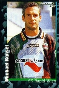 Sticker Michael Konsel - Österreichische Fußball-Bundesliga 1996-1997 n. 8 - Panini