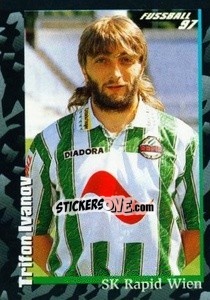 Sticker Trifon Ivanov - Österreichische Fußball-Bundesliga 1996-1997 n. 10 - Panini