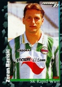 Sticker Zoran Barisic - Österreichische Fußball-Bundesliga 1996-1997 - Panini