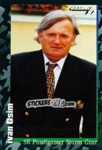 Cromo Ivan Osim - Österreichische Fußball-Bundesliga 1996-1997 - Panini