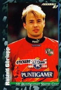 Sticker Roland Goriupp - Österreichische Fußball-Bundesliga 1996-1997 n. 33 - Panini