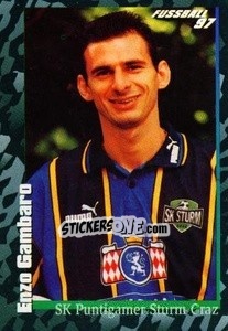 Cromo Enzo Gambaro - Österreichische Fußball-Bundesliga 1996-1997 - Panini