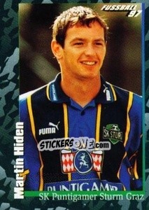 Sticker Martin Hiden - Österreichische Fußball-Bundesliga 1996-1997 n. 35 - Panini