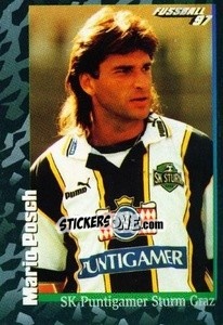 Figurina Mario Posch - Österreichische Fußball-Bundesliga 1996-1997 - Panini