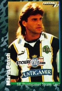 Figurina Mario Posch - Österreichische Fußball-Bundesliga 1996-1997 n. 36 - Panini