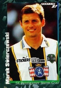 Sticker Marek Swierczewski - Österreichische Fußball-Bundesliga 1996-1997 - Panini