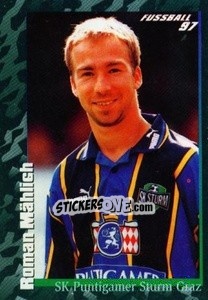 Figurina Roman Mählich - Österreichische Fußball-Bundesliga 1996-1997 n. 40 - Panini