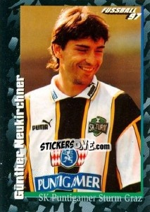 Sticker Günter Neukirchner - Österreichische Fußball-Bundesliga 1996-1997 n. 41 - Panini