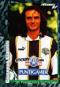 Sticker Giuseppe Giannini - Österreichische Fußball-Bundesliga 1996-1997 n. 42 - Panini