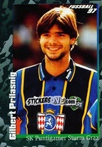Sticker Gilbert Prilasnig - Österreichische Fußball-Bundesliga 1996-1997 - Panini