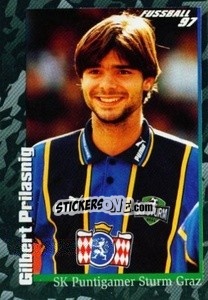 Figurina Gilbert Prilasnig - Österreichische Fußball-Bundesliga 1996-1997 n. 43 - Panini