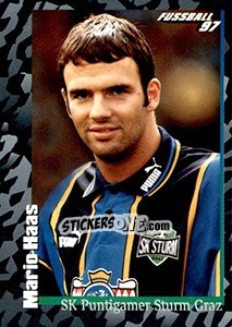 Sticker Mario Haas - Österreichische Fußball-Bundesliga 1996-1997 n. 46 - Panini