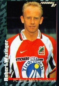 Figurina Robert Wazinger - Österreichische Fußball-Bundesliga 1996-1997 n. 61 - Panini