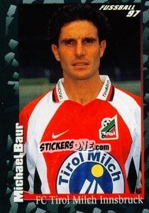 Sticker Michael Baur - Österreichische Fußball-Bundesliga 1996-1997 n. 62 - Panini