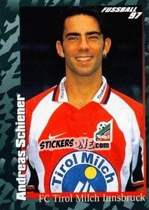 Figurina Andreas Schiener - Österreichische Fußball-Bundesliga 1996-1997 n. 64 - Panini