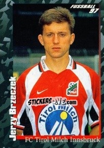 Sticker Jerzy Brzeczek - Österreichische Fußball-Bundesliga 1996-1997 - Panini