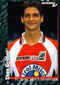 Cromo Theo Grüner - Österreichische Fußball-Bundesliga 1996-1997 - Panini