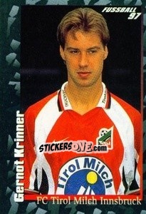 Figurina Gernot Krinner - Österreichische Fußball-Bundesliga 1996-1997 n. 70 - Panini