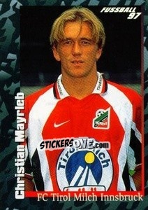 Sticker Christian Mayrleb - Österreichische Fußball-Bundesliga 1996-1997 - Panini