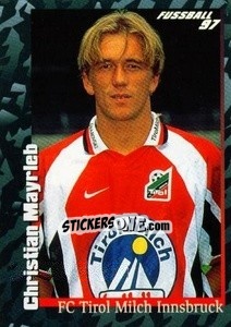 Sticker Christian Mayrleb - Österreichische Fußball-Bundesliga 1996-1997 n. 71 - Panini