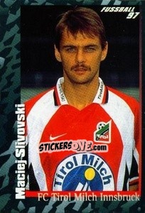 Sticker Maciej Slivovski - Österreichische Fußball-Bundesliga 1996-1997 - Panini